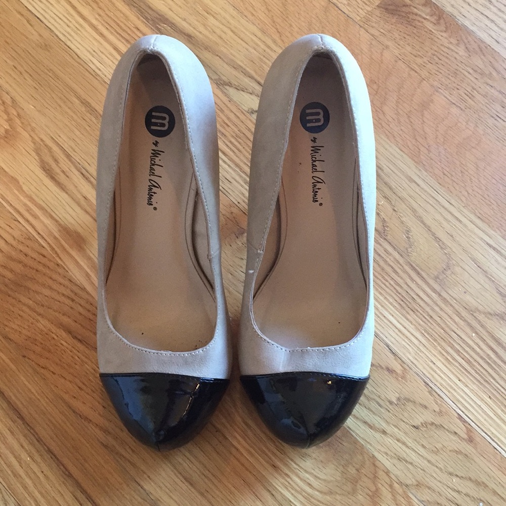 Black toe heels